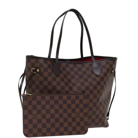 LOUIS VUITTON Damier Ebene Neverfull MM Tote Bag N51105 LV Auth am6117AV - Picture 1 of 16